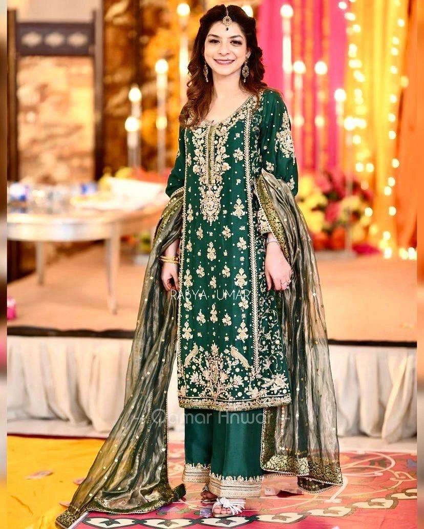 Vardan Ethnic Lc 1272 Chinon Silk Wholesale Pakistani Party Wear Salwar Suit — Wholesale Salwar Suits, MPA wholesale from Surat - Gallery Image 4